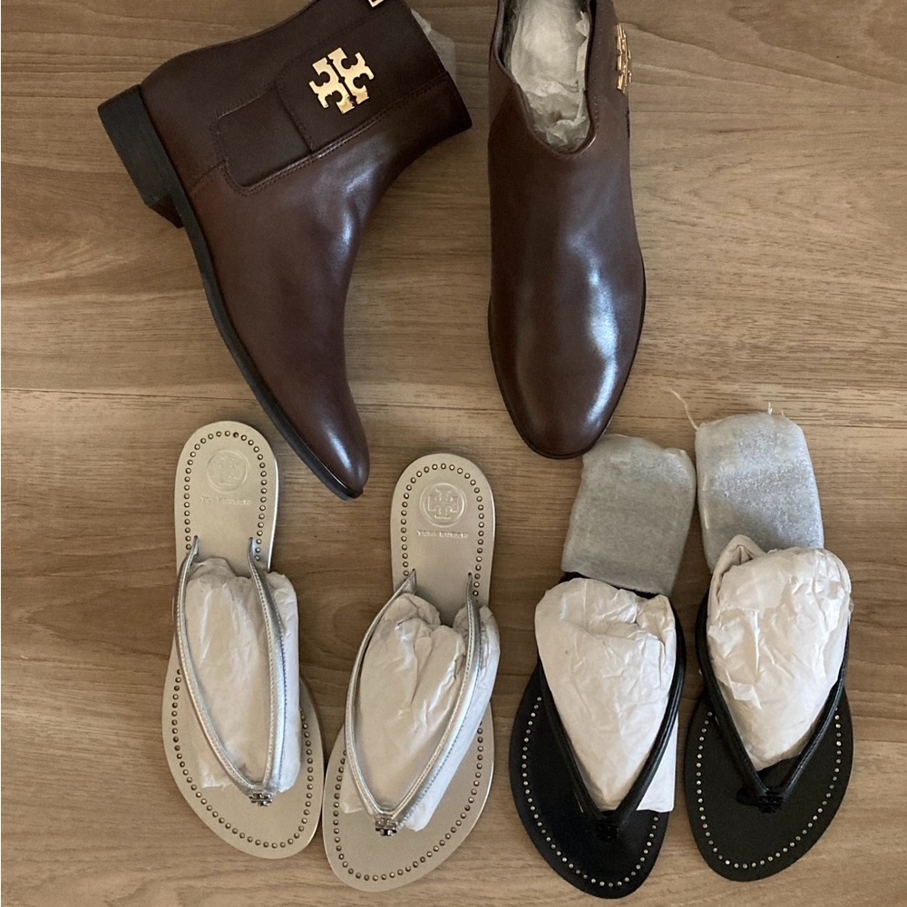 Bulk sale only Tory Burch women’s shoes all new size 8.0 , 3 pairs